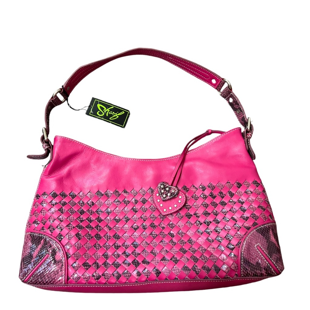 Sharif Studio Pink Leather Handbag NWT 💖